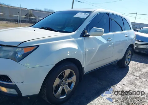 2012 Acura Mdx z USA, uszkodzony, nr VIN 2HNYD2H22CH516976